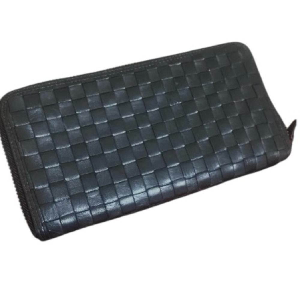 BIANCO Genuine Leather Zipper Wallet